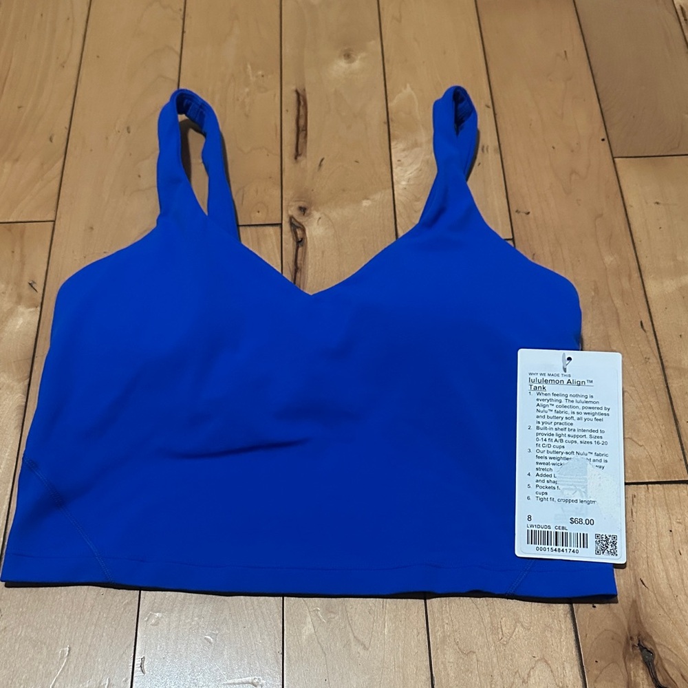 Lululemon Athletica Cerulean Blue tank